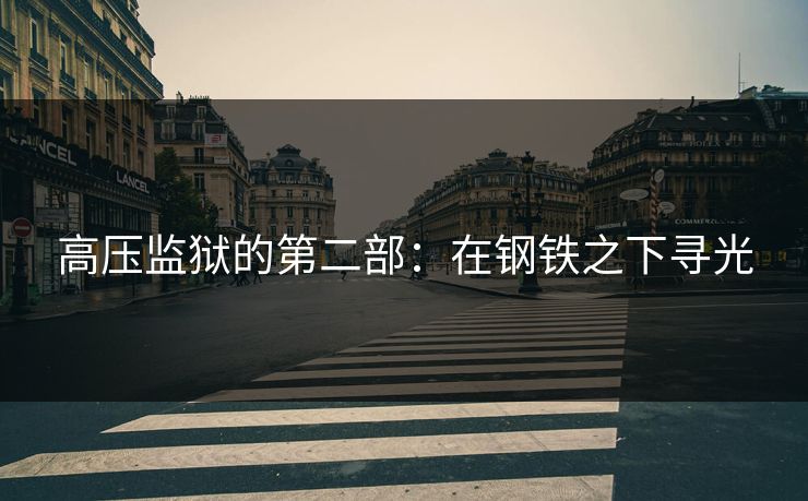 高压监狱的第二部：在钢铁之下寻光  第1张